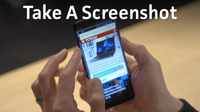 take a screenshot