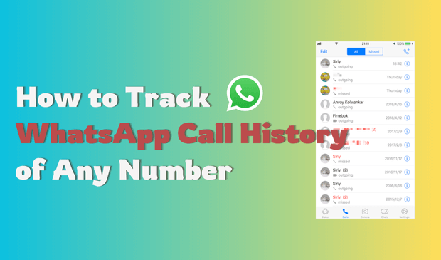 how to whatsapp call history