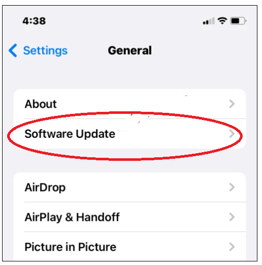 update software ios 16