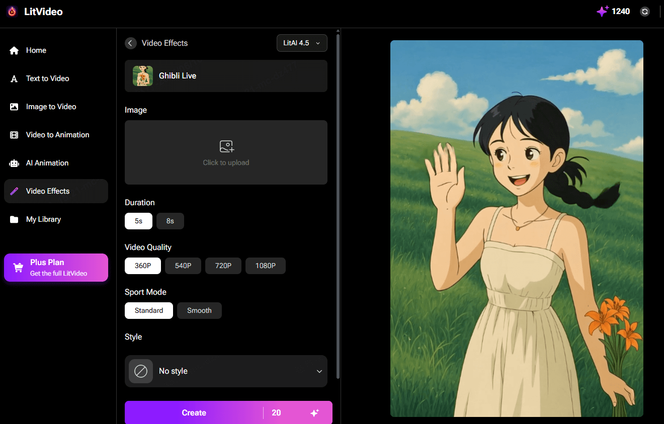 upload ghibli photo