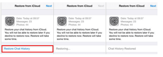 use icloud to see deleted whatsapp messages