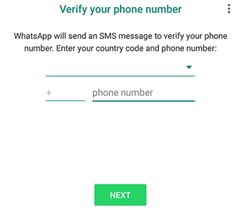 use whatsapp without phone number via landline number