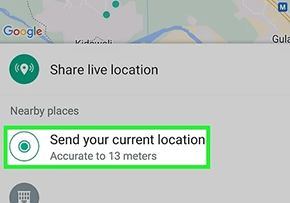 view someones current location
