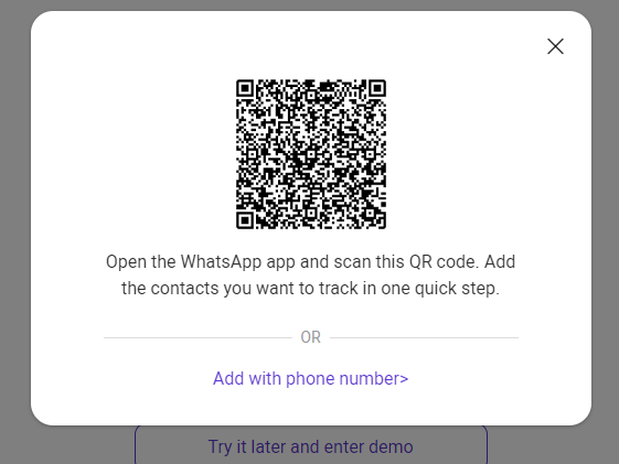whatsapp status seen scan qr codes