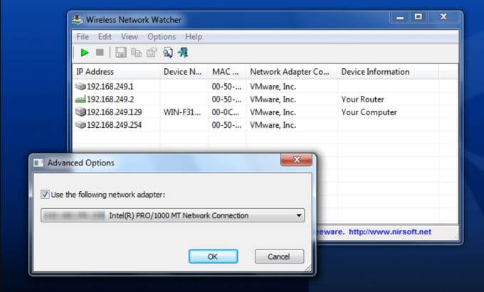 wireless network watcher