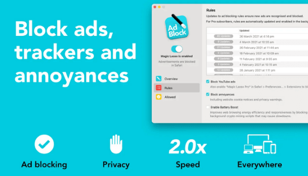 ad block by magic lasso