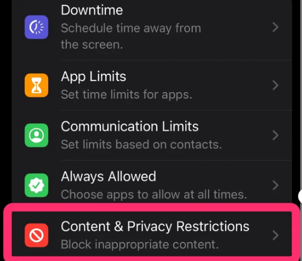 block porn on iphone content