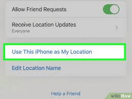 change the device location