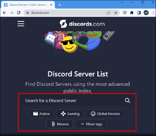 discord server listing websites