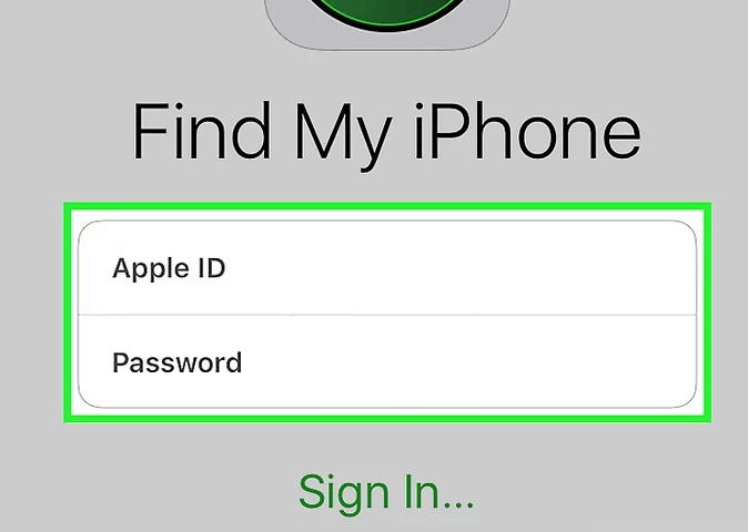 find my lost iphone