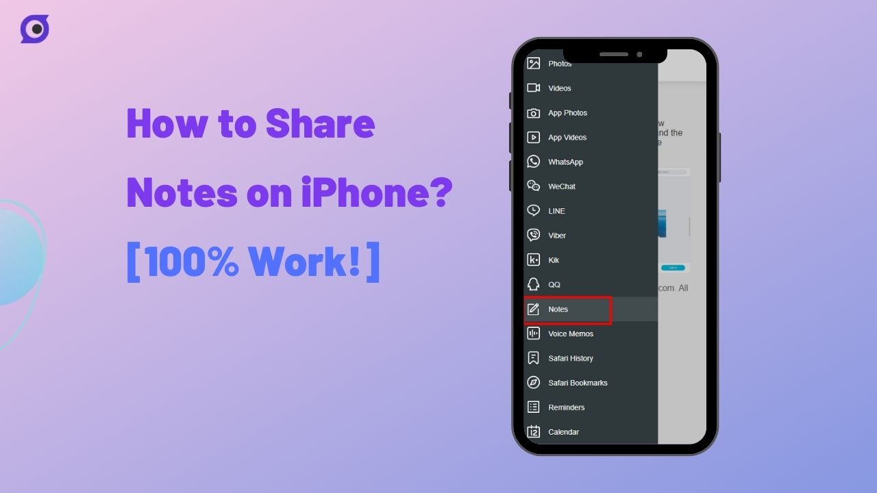 How to Share Notes With Other People on an iPhone?