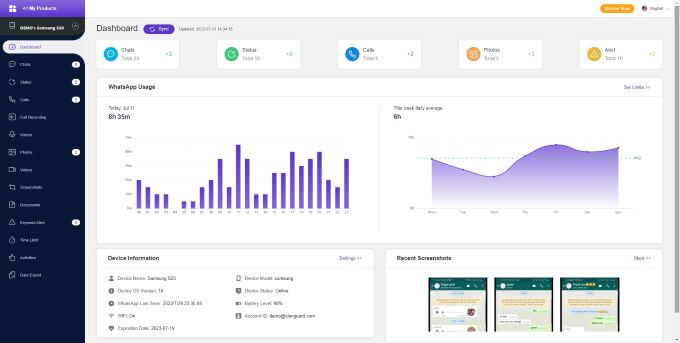 monimaster whatsapp monitoring