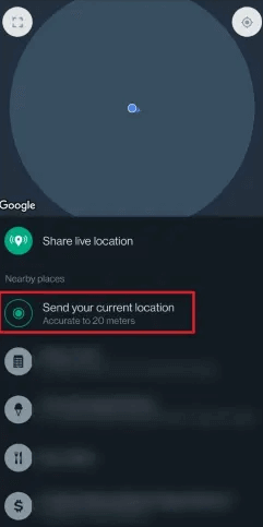 share location on whatsapp iphone