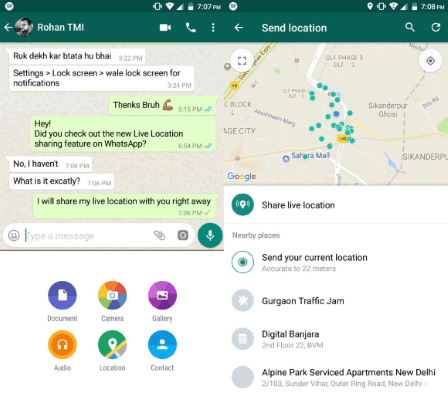 track stolen phone using whatsapp