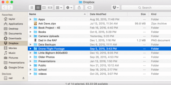 transfer file between iphone and mac dropbox