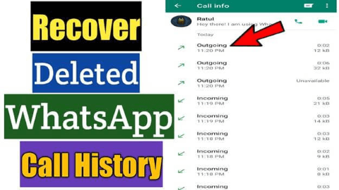 How To See Deleted Call History on WhatsApp?