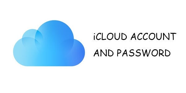 get icloud account and password