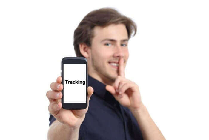 Seguimiento de iPhone en cónyuge en trampa