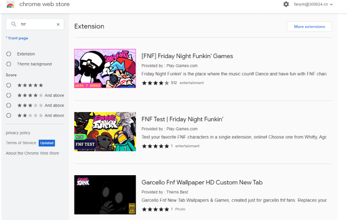 chrome web store