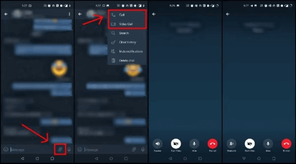 проверить видеозвонки в Telegram