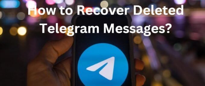 Восстановить удаленные сообщения в Telegram