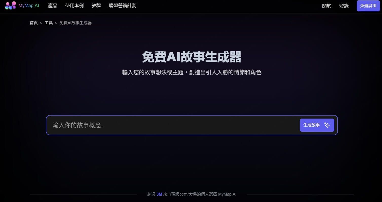mymap ai 小說產生器
