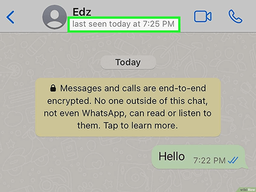 檢查最後上線時間來查看WhatsApp的最後活躍狀態